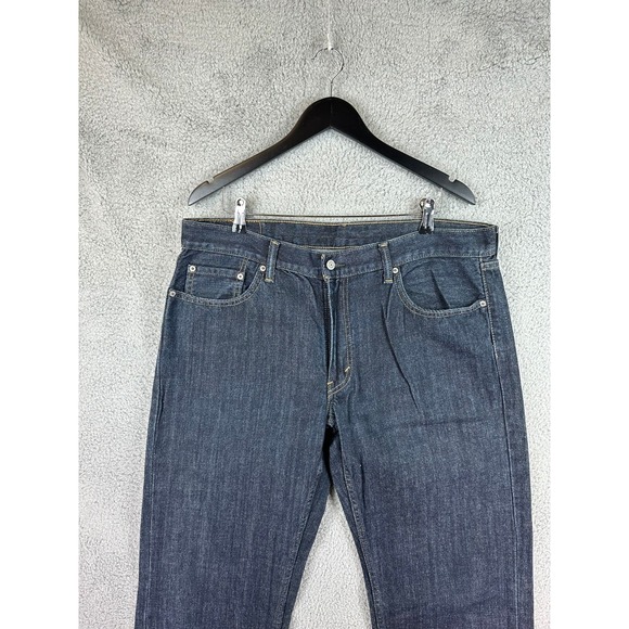 Levi's 559 Relaxed Straight Denim Blue Jeans Dark Wash Men's Size 36 x 38 Rugby - Picture 4 of 11